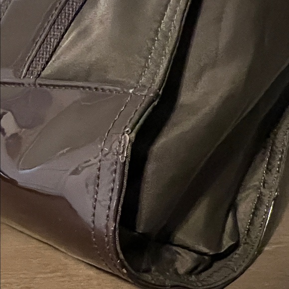 Tory Burch Dark Olive and Brown Tote - Picture 9 of 13